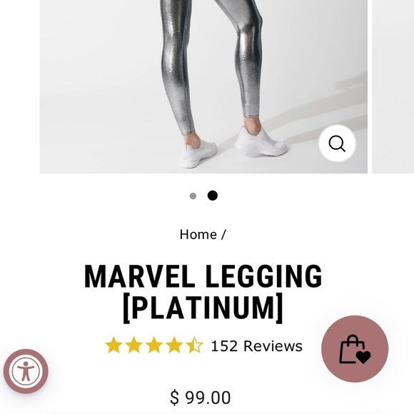 Heroine Sport MARVEL LEGGING [PLATINUM] size XS NWT - Picture 12 of 13